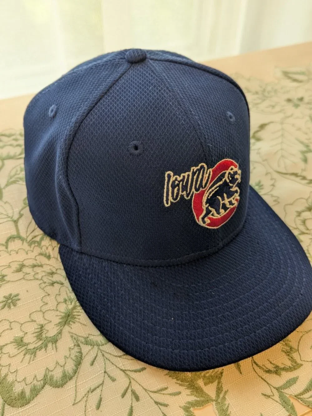 Iowa Cubs Size 7 1/4 Fitted MLB Baseball Hat